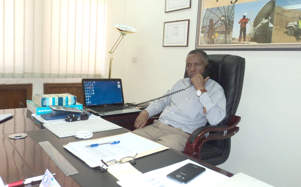 Harion Communications team working together in an office